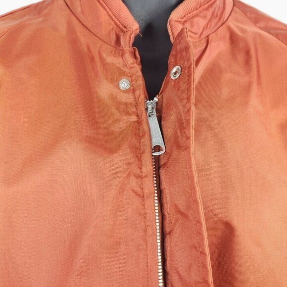 Vintage 70s Sears Outerwear Rust Orange Jacket L - Picture 4 of 8